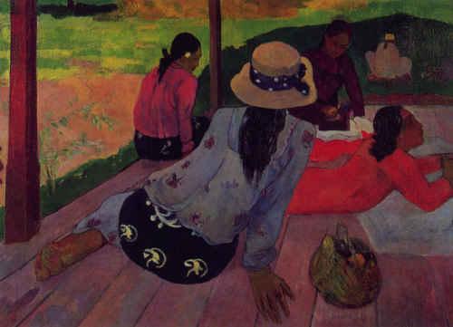 Paul Gauguin Afternoon Rest, Siesta Germany oil painting art